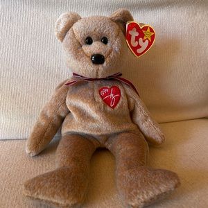 Ty Beanie Babies 1999 Signature Bear RARE